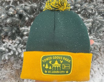 Tower Grove Park Knit Patch Hat