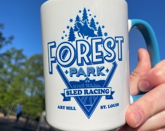 Forest Park Sled Racing Mug