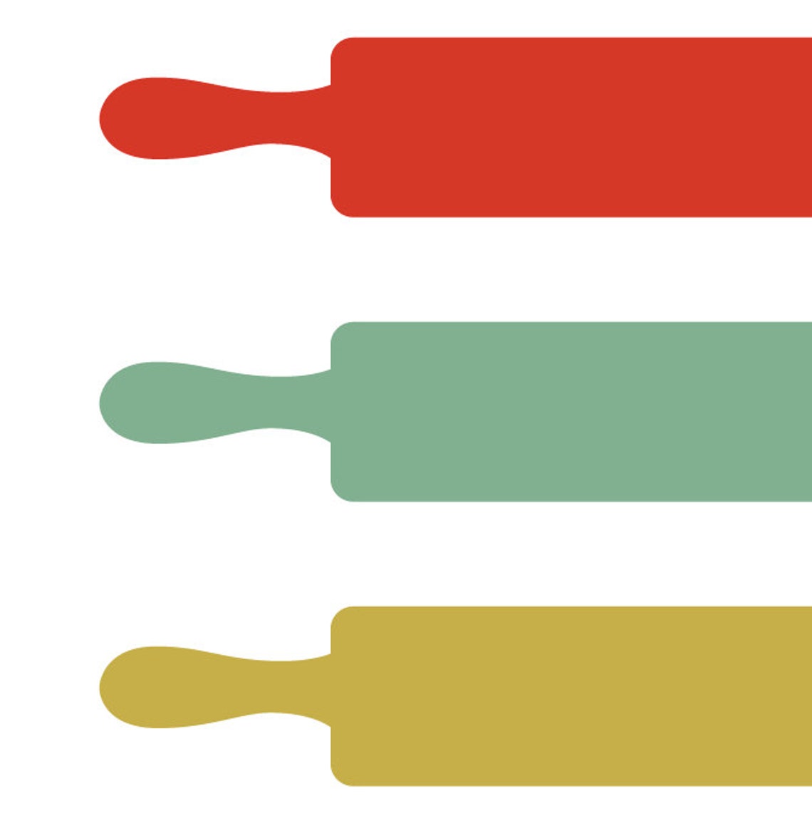 Rolling Pin Print Poster Mid Century Art Quote Print Etsy