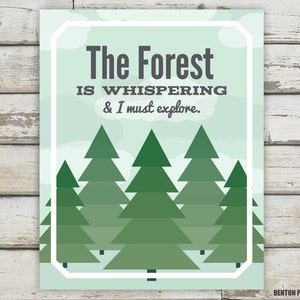 Forest, Forest Nursery, Forest Print, Forest Poster, Forest Quote, Tree, Tree Quote, Tree Print, Tree Poster, Forest Art, Tree Art, Kids Art