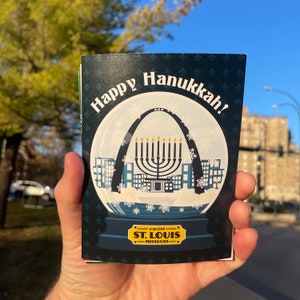 Cartes Pour Fêtes Annuelles Joyeux Hanoukka de Saint-Louis - Saint Louis