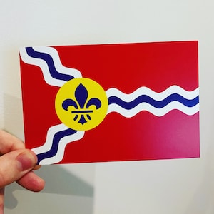 Pacotes de cartões postais com bandeira STL