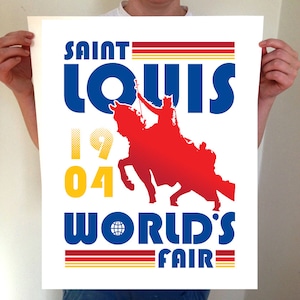 1904 World&#39;s Fair, STL, St Louis, Saint Louis, 1904, Worlds Fair, Worlds Fair Print, 1904 Print, STL Print, Saint Louis Artwork