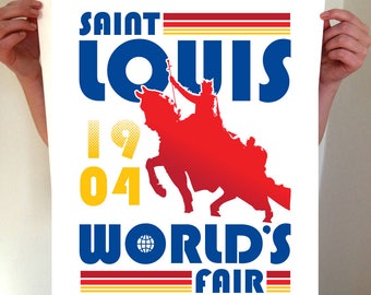 1904 World's Fair, STL, St Louis, Saint Louis, 1904, Worlds Fair, Worlds Fair Print, 1904 Print, STL Print, Saint Louis Artwork