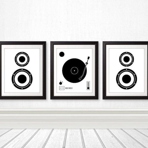 Speaker Wall Art Etsy