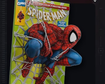 Fichiers STL pour impression 3D d'affiches murales Spiderman