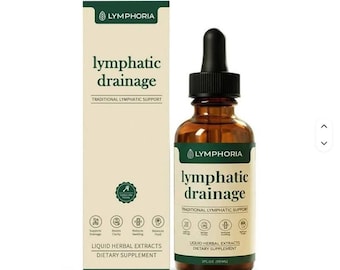 Lymphoria – Lymphatic Drainage Liquid Serum, Herbal Extract, Promotes Healthy Lymphatic Circulation, Reduces Swelling 59mL