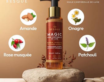Besque® Magic Body Oil 100ml - Trattamento antismagliature, anticellulite e per la pelle secca