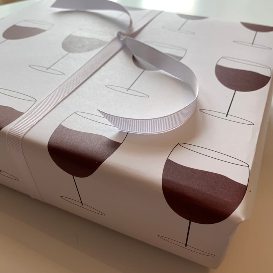 Wine Wrapping Paper Etsy