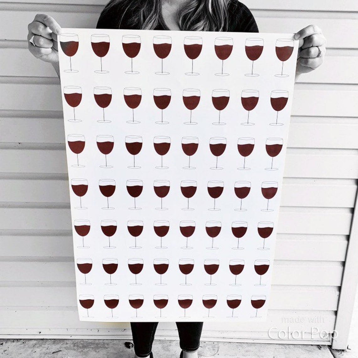 Wine Wrapping Paper Etsy