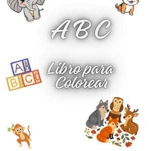 Colorear のライブラリ: Aprender el alfabeto de manera divertida。