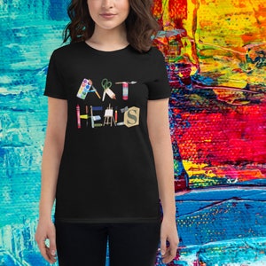 Art Heals Shirt, Art Therapist Shirt, Retired Art Teacher, New Art Teacher, Art Teacher Gift, Art Therapy Gift, Art and Therapy