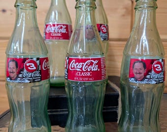 Coca-Cola Classic 8 fl oz Zielone szklane butelki Partia 5 Dale Earnhardt #3