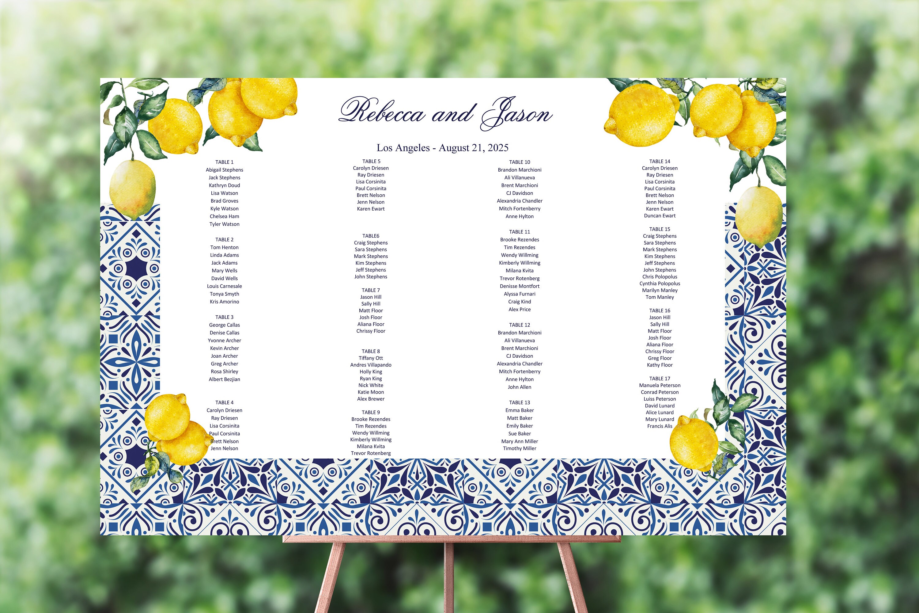 Amalfi Wedding Seating Chart Printable - Il Fullxfull.3200344302 4ejg
