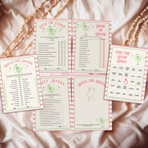 Addio al nubilato giochi divertenti in inglese da editare e stampare a tema Margs and Matrimony aa076