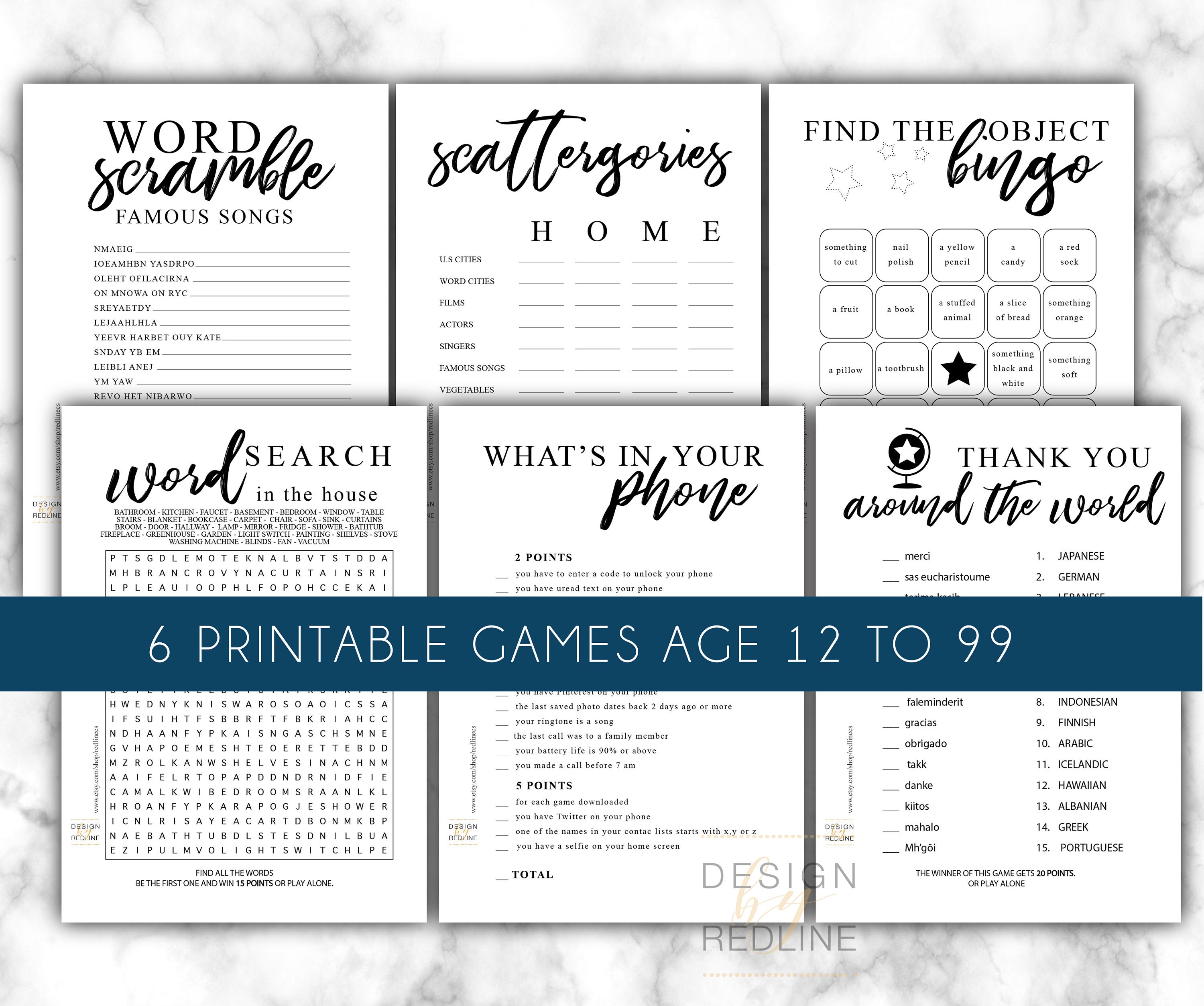 Indoor games word for adults and teens printable home games indoor