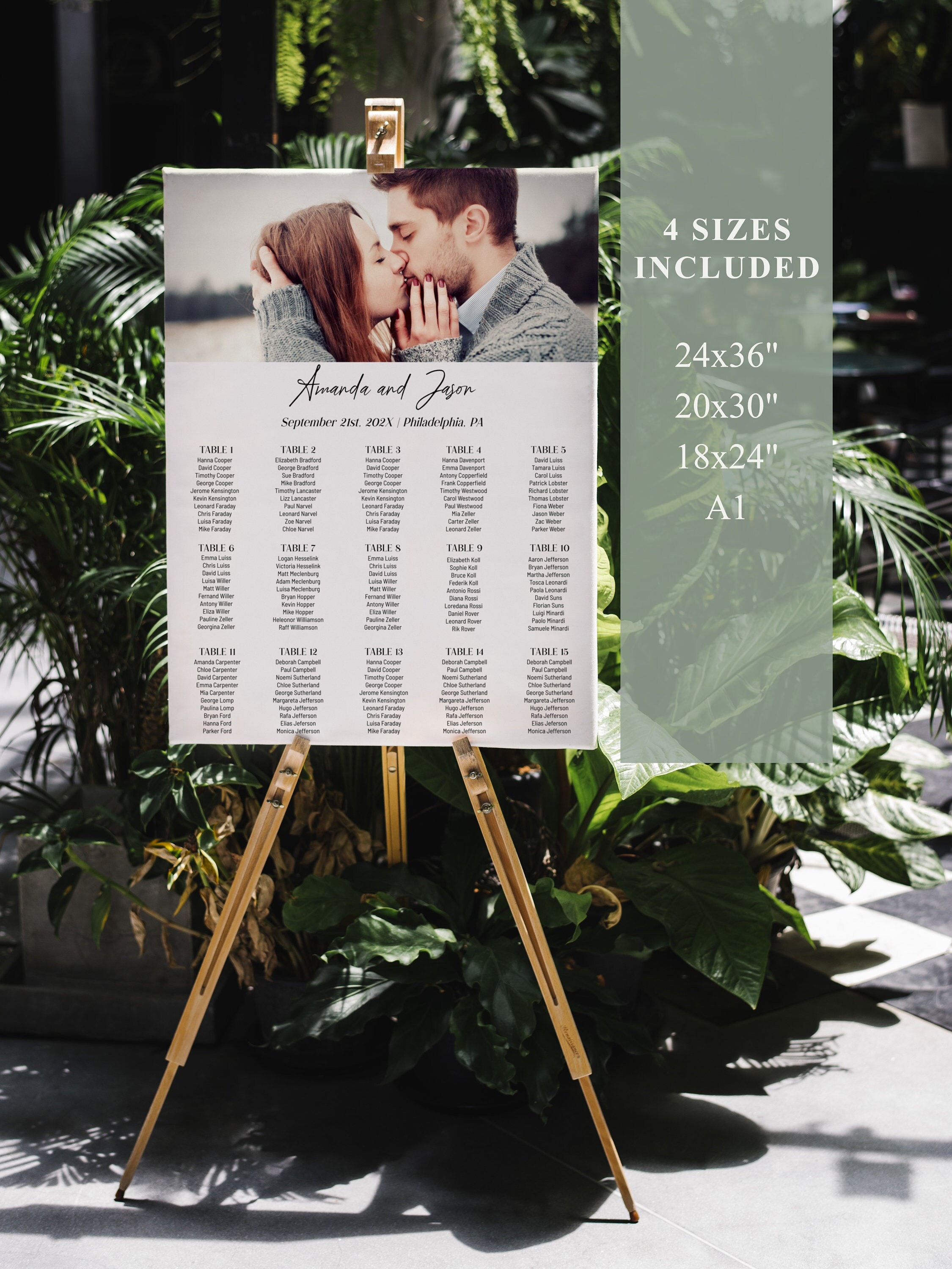 Wedding Seating Chart Sign