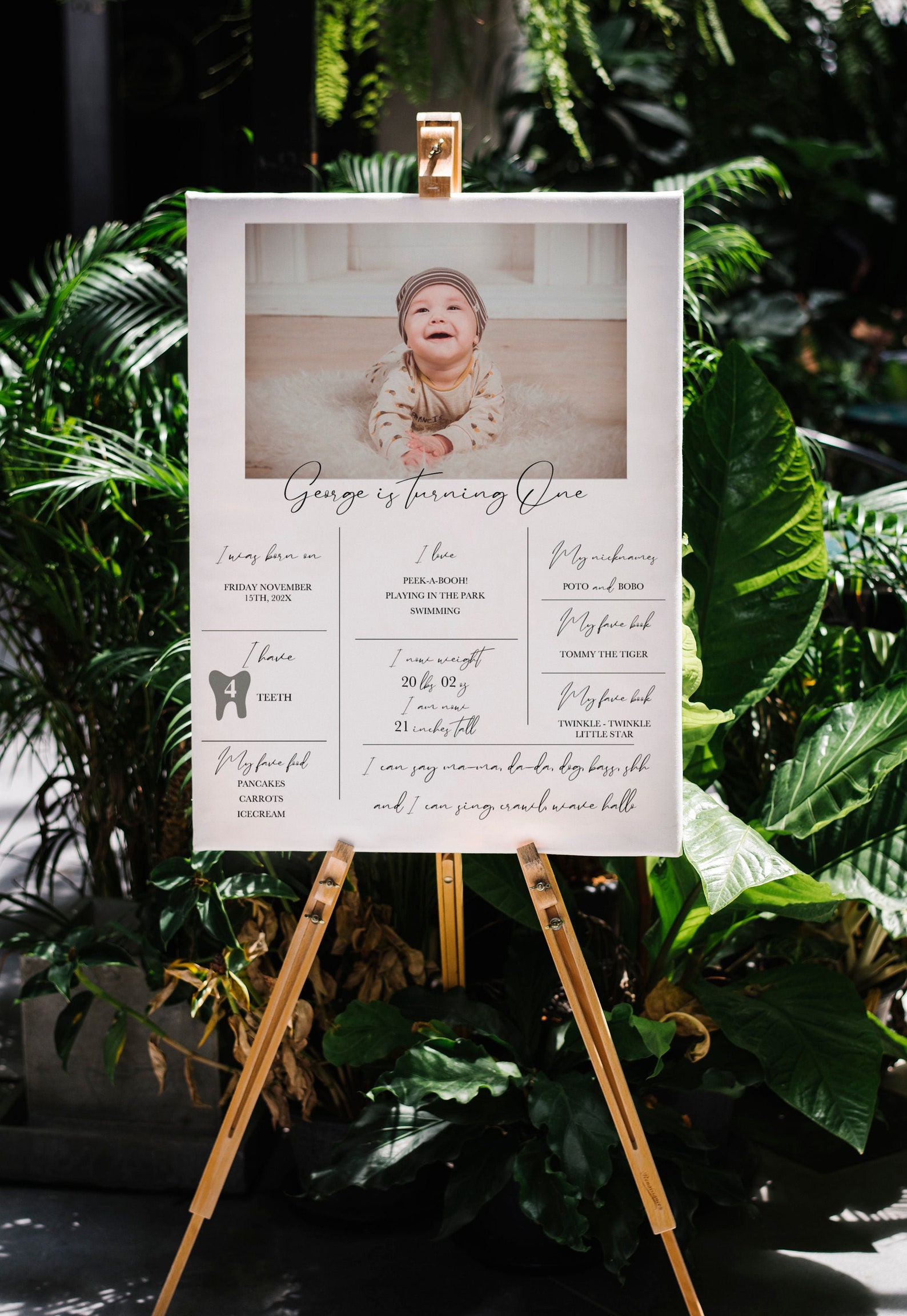 1st-birthday-milestone-poster-printable-with-your-photo-baby-etsy