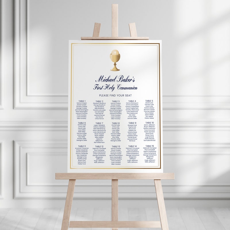 Seating Chart Frame Etsy