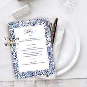 Tableau di Matrimonio con piastrelle rosa pastello e blu, template editabile, in italiano su richiesta