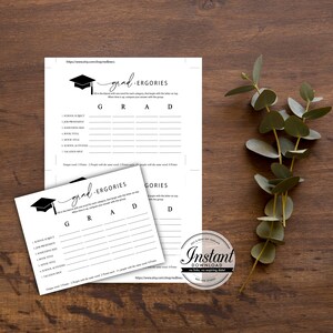Idee per festa di Laurea, gioco di parole, in inglese ma su richiesta in italiano da stampare