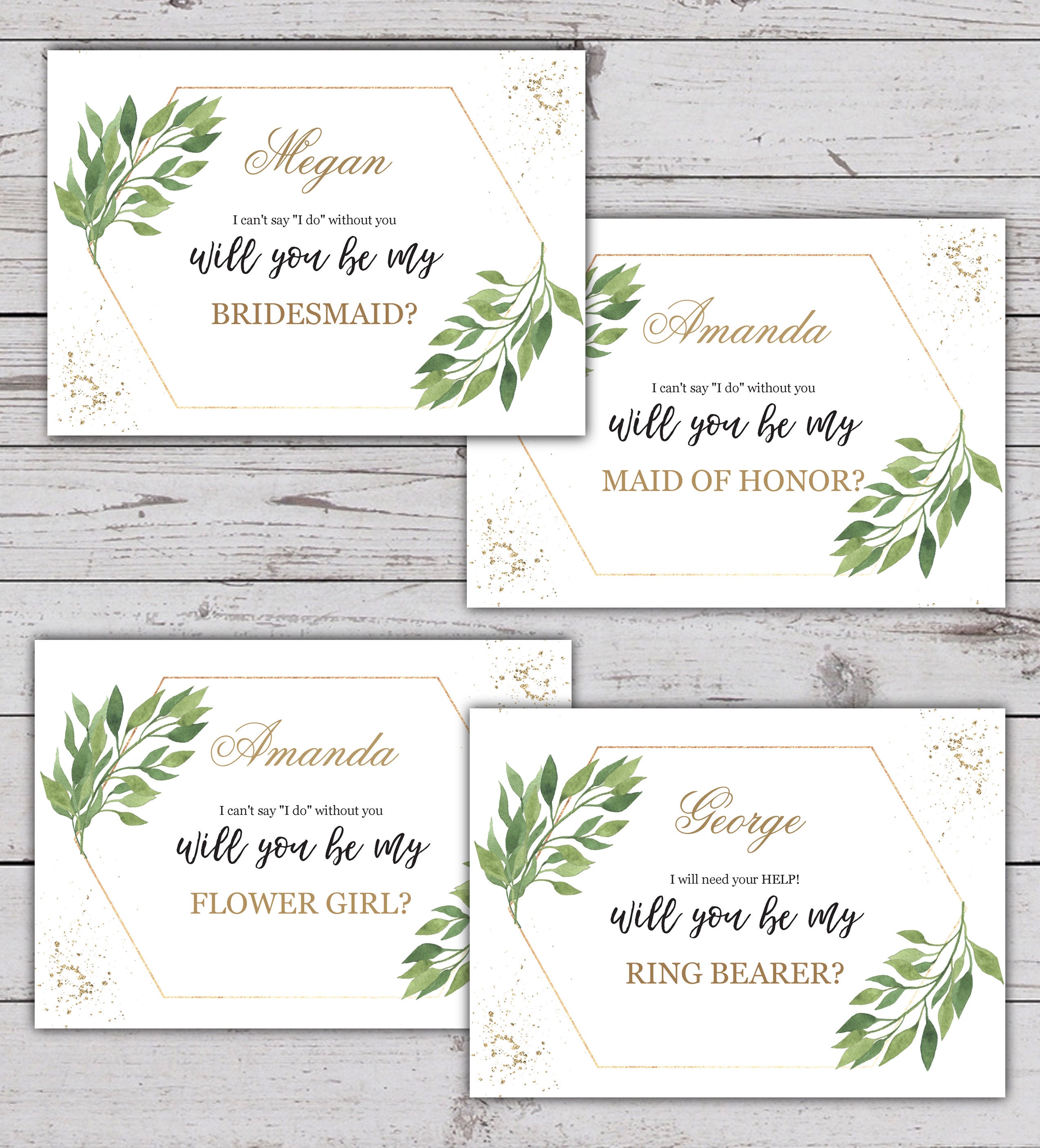Bridesmaid Proposal Card template, Maid of Honor proposal printable Bridesmaid Proposal Card template, Maid of Honor proposal printable
