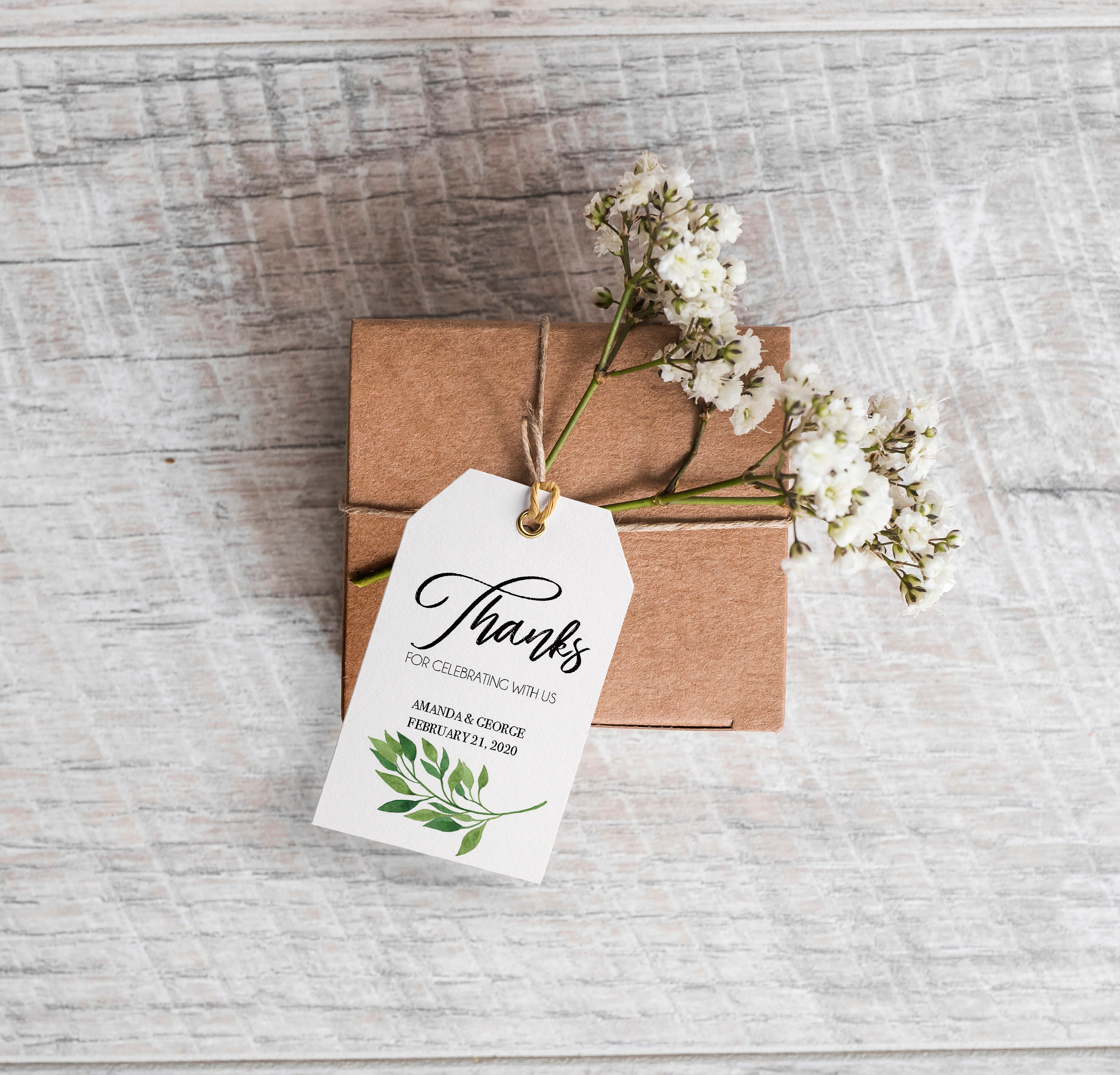 Greenery Thank on your own Tag, botanical prefer tag template photo relating to Thank You Printable Tag identify Greenery Thank on your own Tag, botanical prefer tag template
