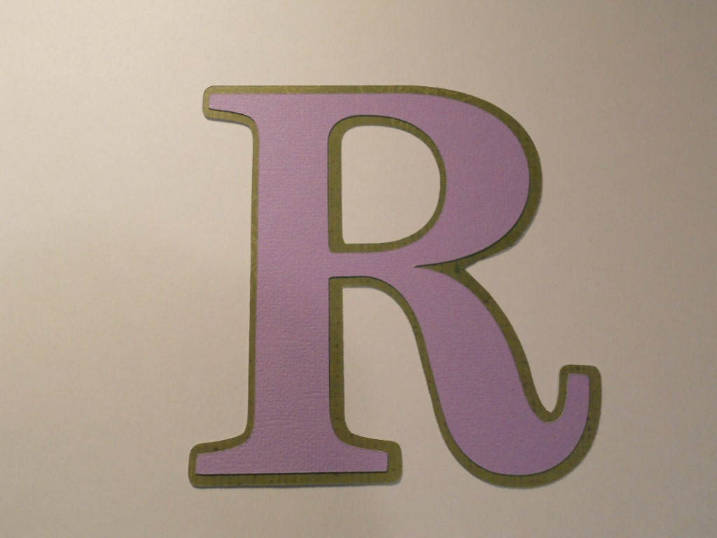 Alphabet DieCuts Custom made letters and numbers priced per Etsy