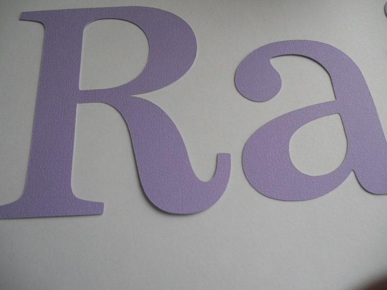 Alphabet DieCuts Custom made letters and numbers priced per Etsy