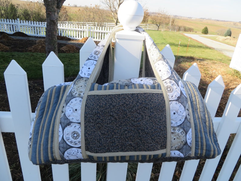 22 X 10 X 10 Quilted Messenger lined Overnight Bag