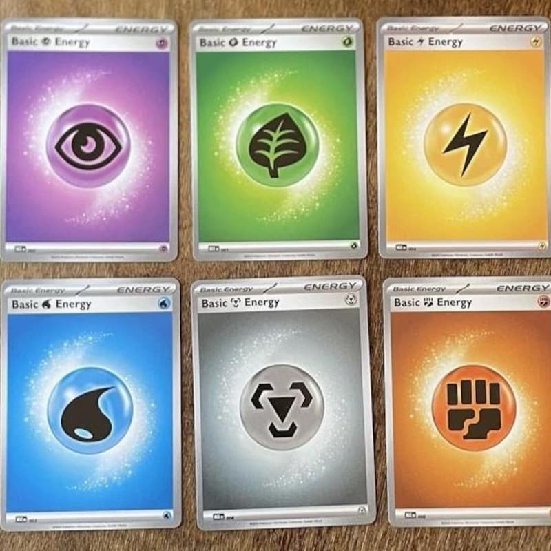 Pokemonn Energy Cards - Etsy
