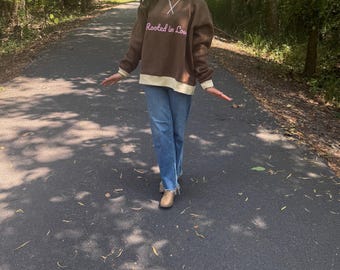 Rooted in Love Sweatshirt | Faith Based Apparel |Christian Clothing | Fall Sweatshirt | Mock Neck