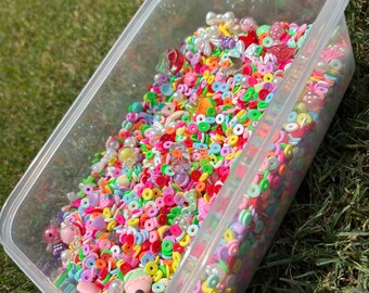 Bead soup - Clay beads and charms