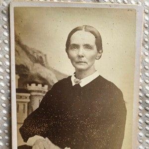 Victorian Portrait - Vintage Sepia Photograph - Collectibles - Vintage Photo - Victorian Woman