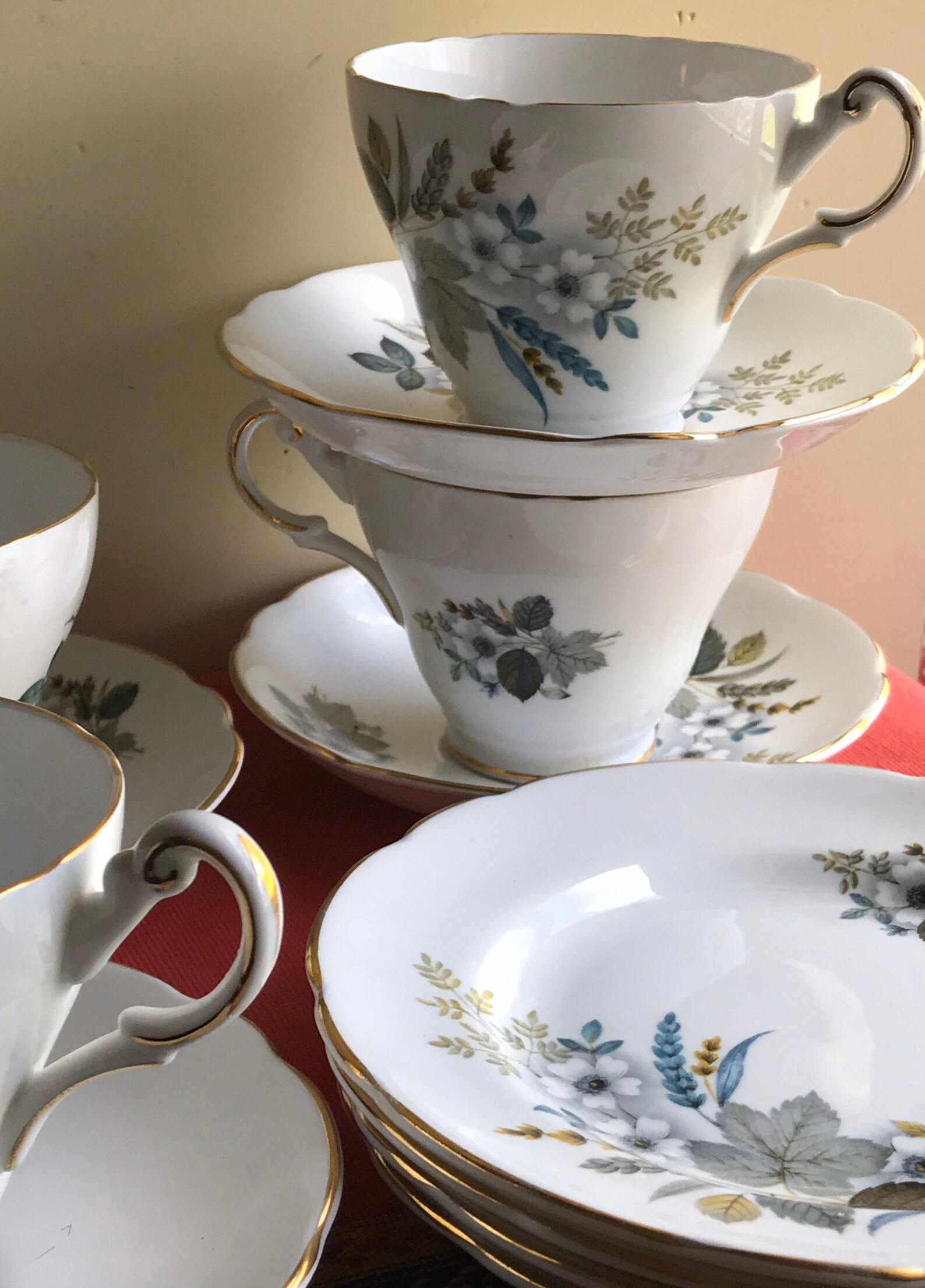 Regency English Bone China Tea Setharvest Bouquetbought in Etsy