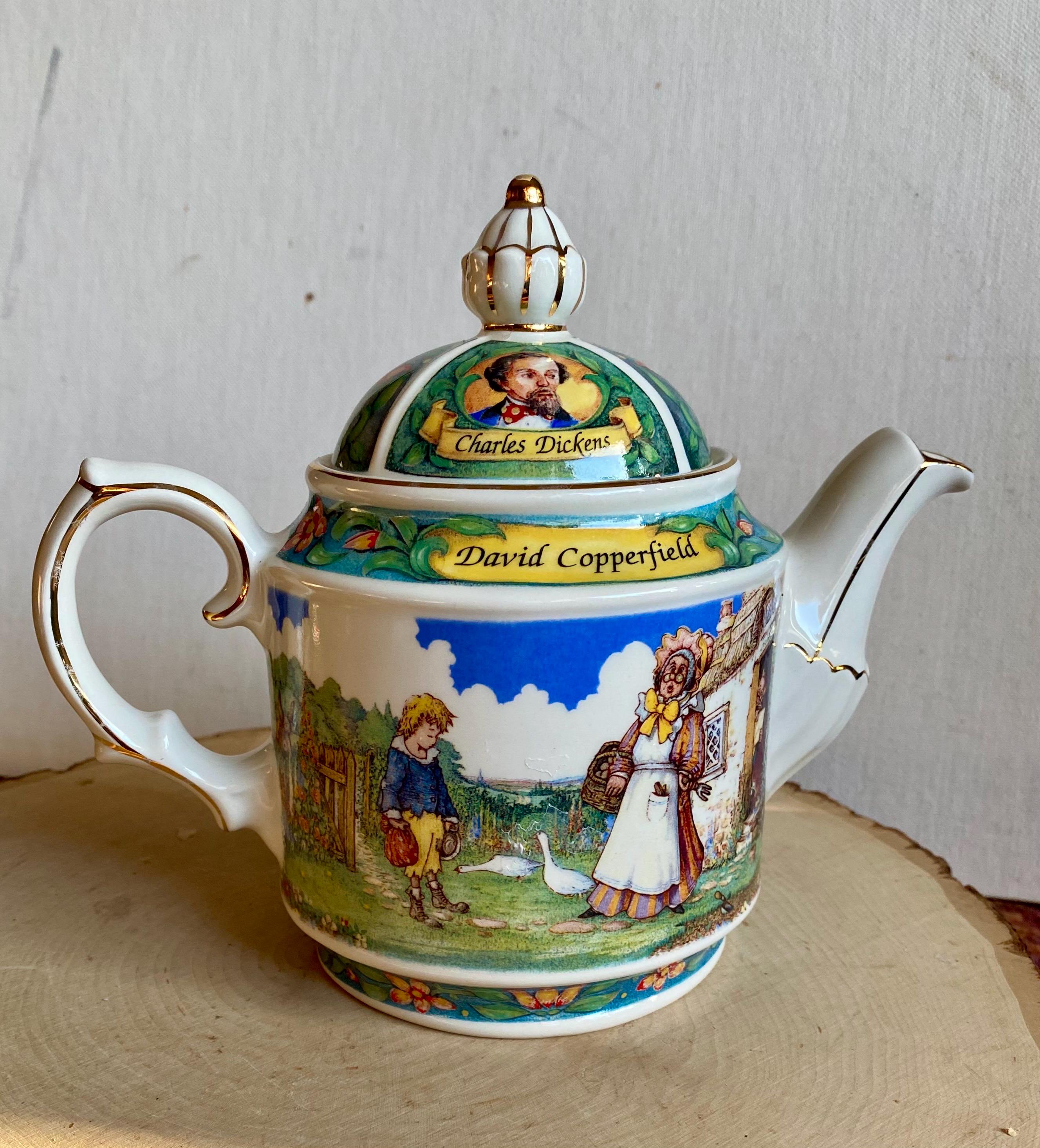 Charles Dickens Teapot - Etsy