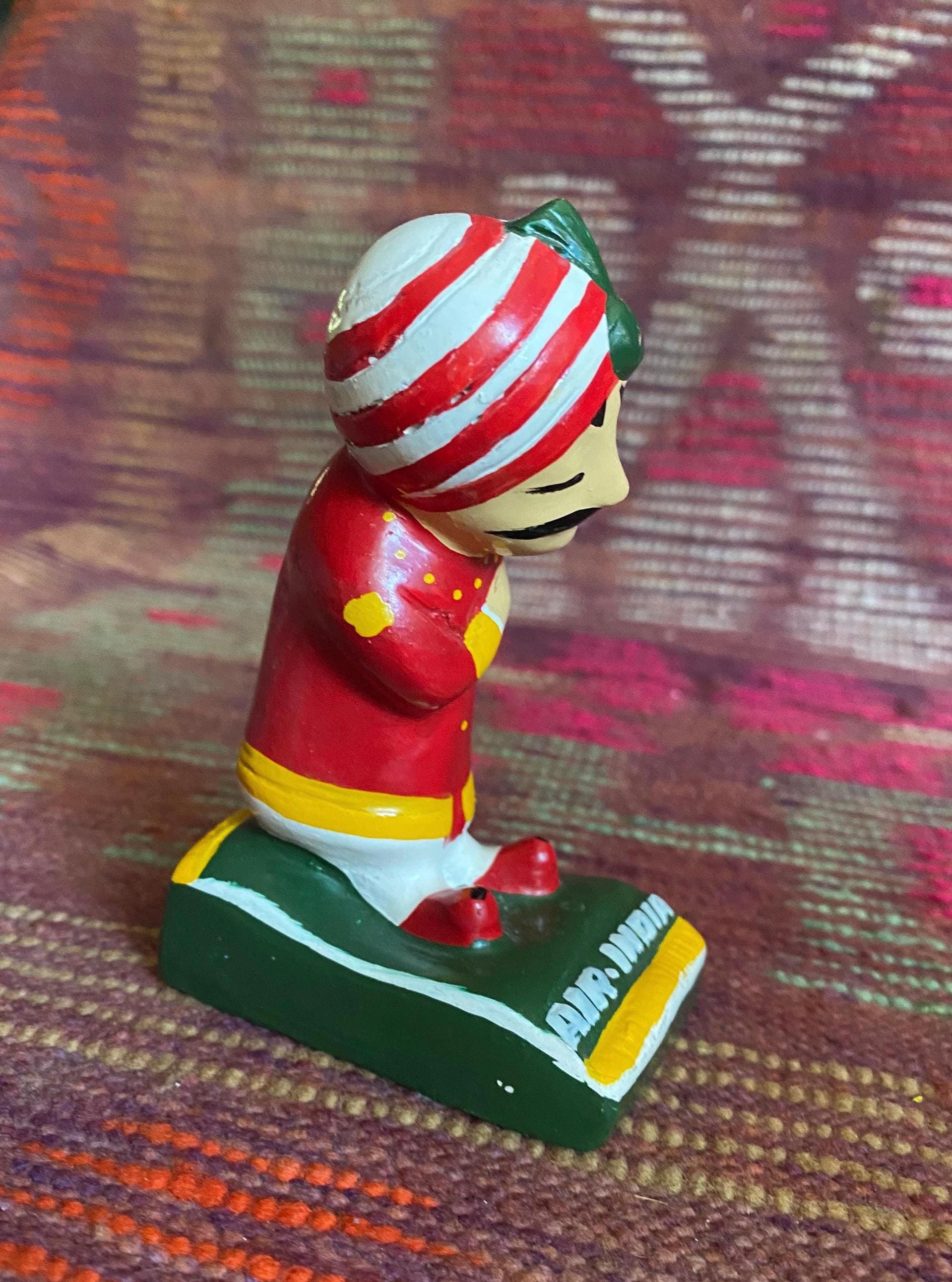Reserved for Marie-helene-air India Maharaja Figurine-1980s-air