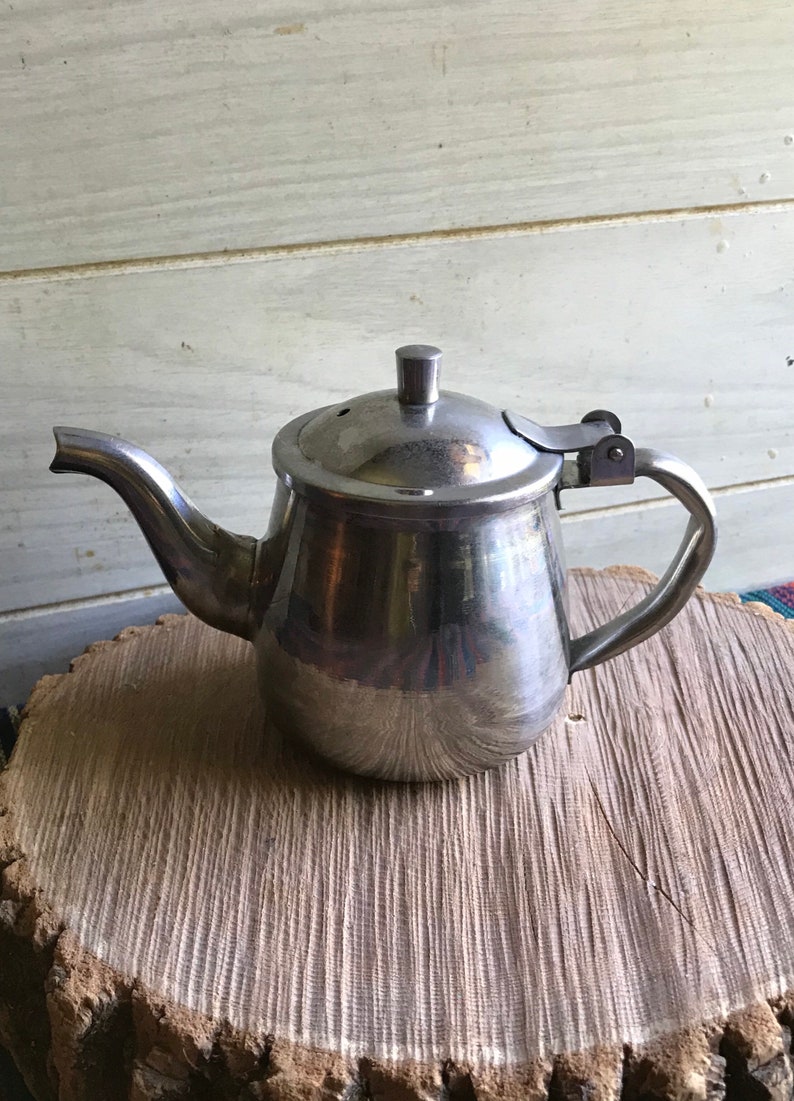 Stainless Steel Teapot CapcoSingle ServeKoreaTea for Etsy