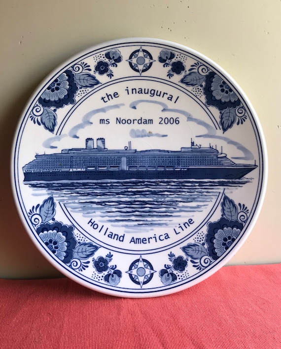 Delft Holland American Plate-royal Goedewaagen Blue Delft Plate