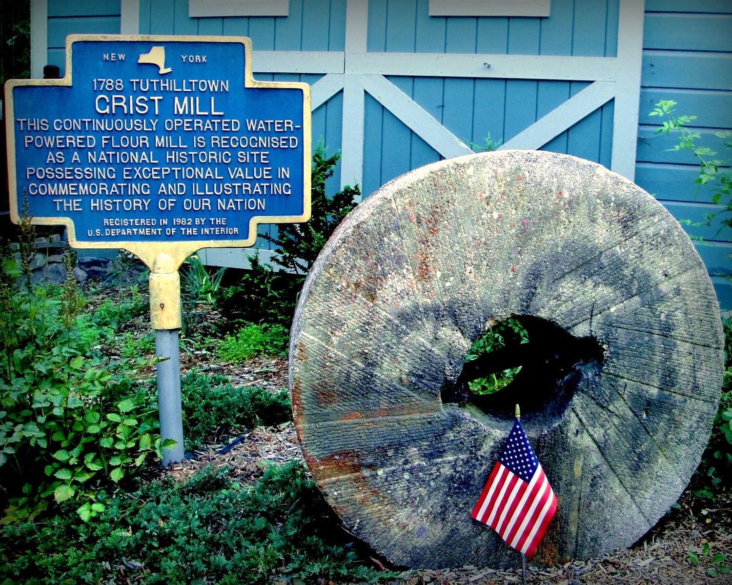 Old Grist Mill Stone Americana Affordable Photography 8 Etsy