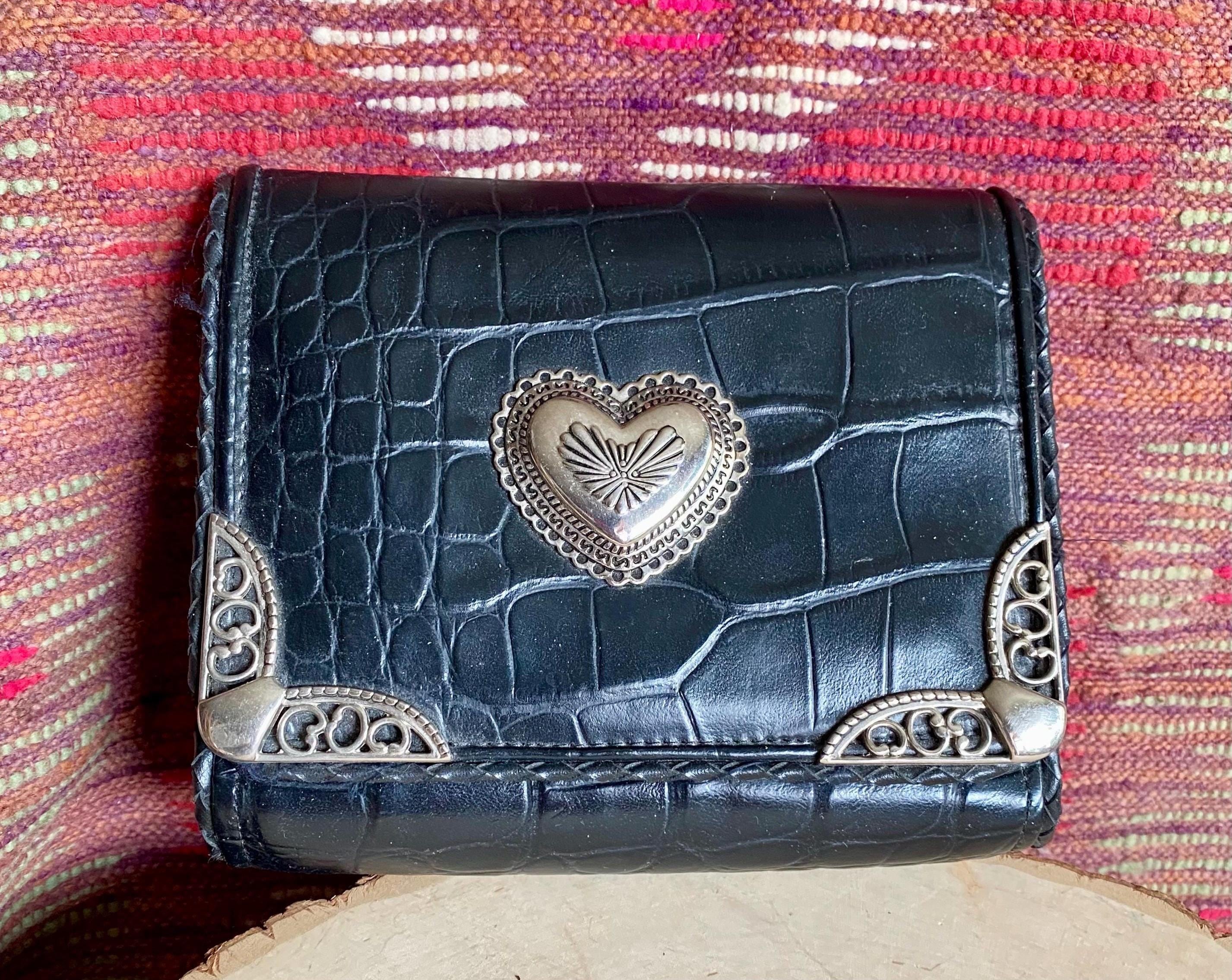 小物 COACH Heart Shaped Coin Case Black Studs Coach Heart Coin Purse - Etsy