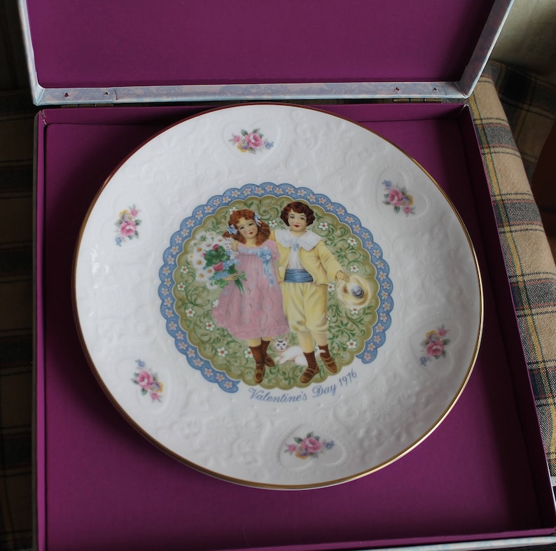 Royal Doulton Valentine's Day Plate 1976 Collectibles Etsy