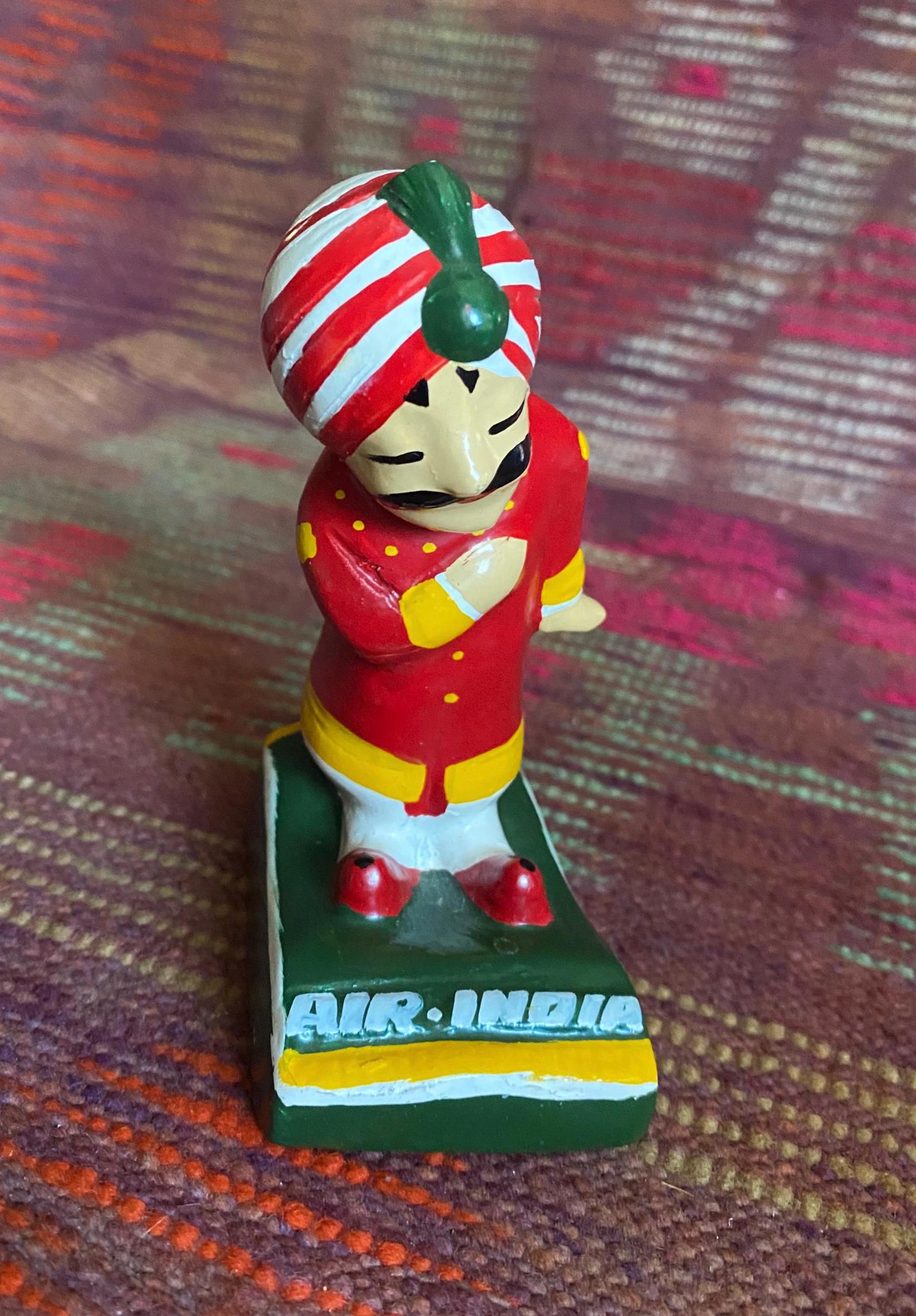 Reserved for Marie-helene-air India Maharaja Figurine-1980s-air