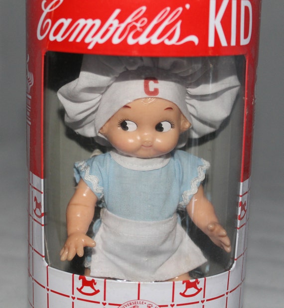 Campbells Kid Doll-girl Chef-collectibles-campbells Soup-bank