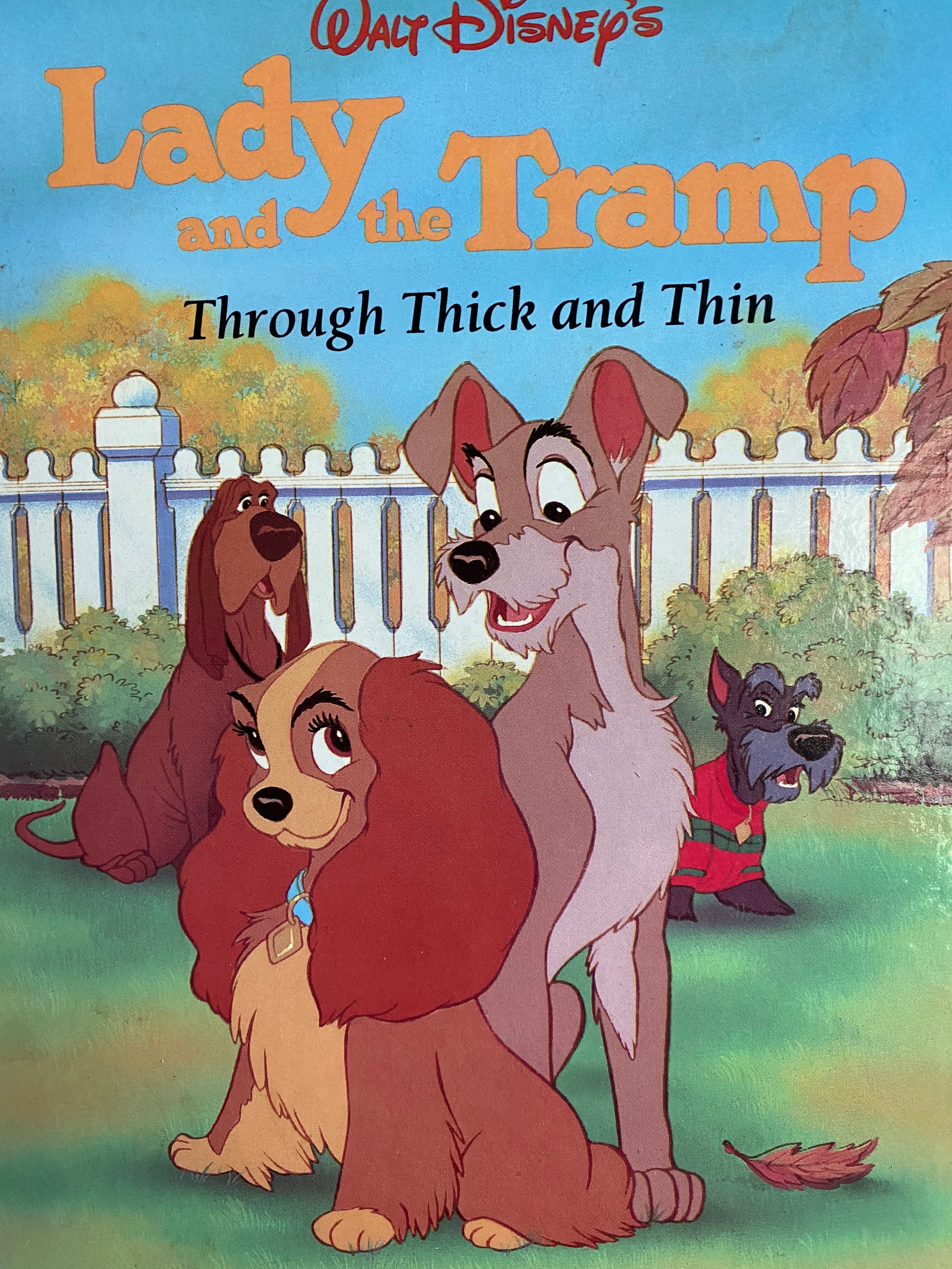 Walt Disneys Lady and the Tramp Book-through Thick and - Etsy Sweden Walt Disneys Lady and the Tramp Book-through Thick and - Etsy Sweden