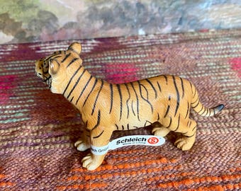 Rare Schleich Tigers Schleich Tiger Figurine-retired-14317- 2003