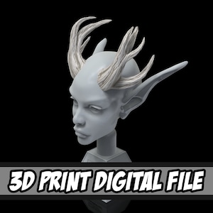 Horn Style 27 - 3D Model Print File for Costume and Cosplay Accessories