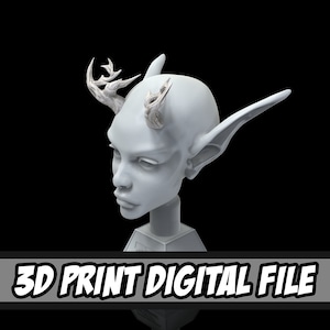 Horn Style 12 - 3D Model Print File for Costume and Cosplay Accessories