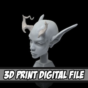Horn Style 24 - 3D Model Print File for Costume and Cosplay Accessories