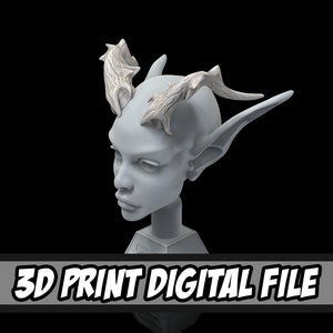 Horn Style 30 - 3D Model Print File for Costume and Cosplay Accessories